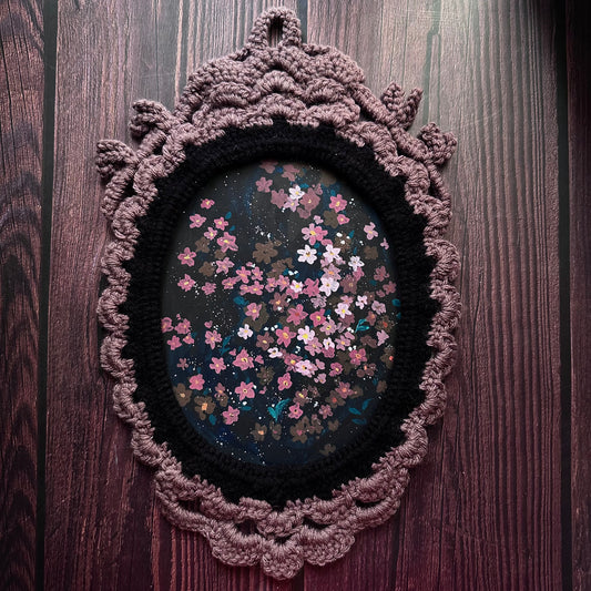 Crochet Frame and Original artwork