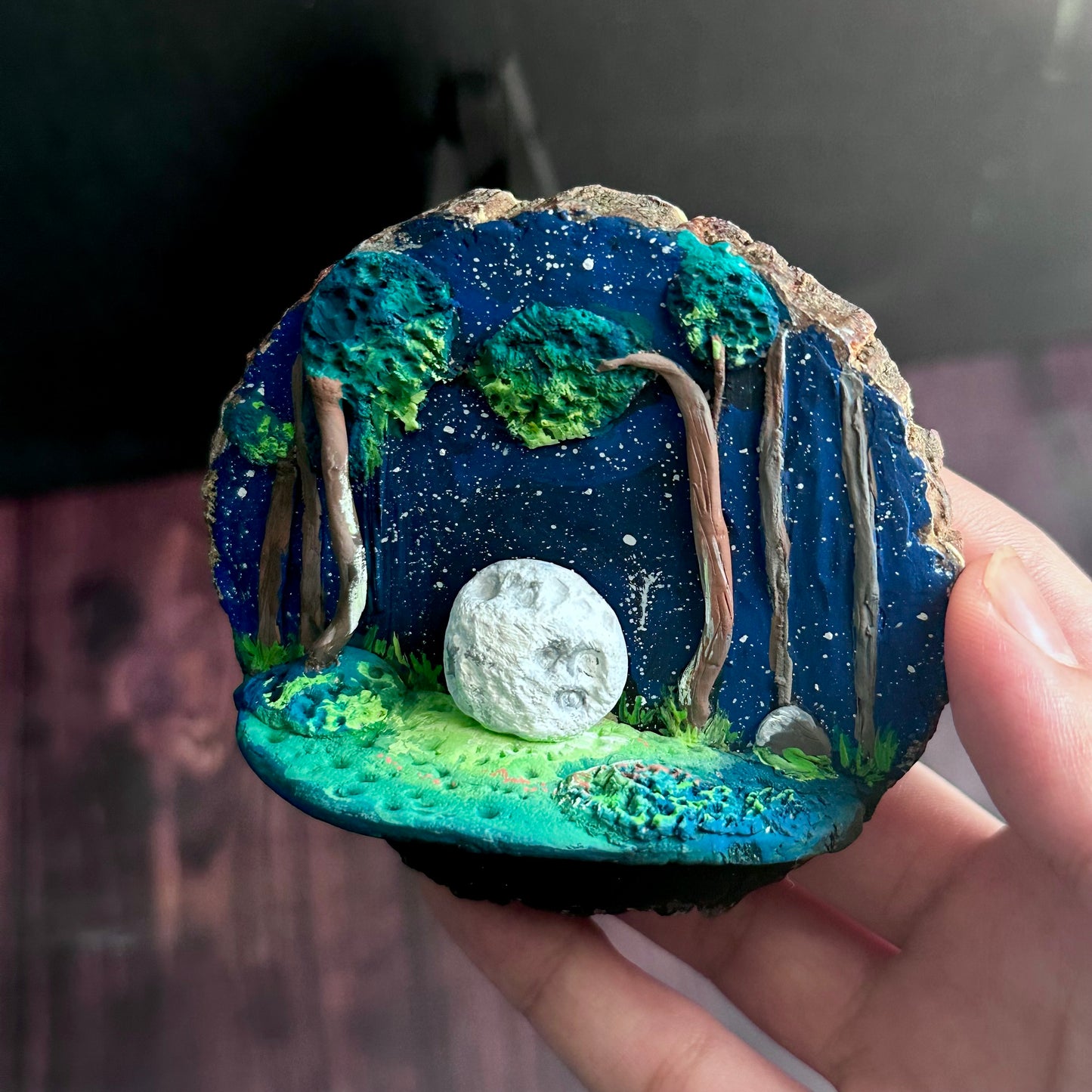 3D Moon artwork